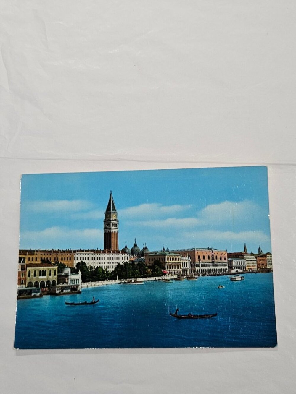 Panorama View of Venice Santa Maria della Salute Church Postcard